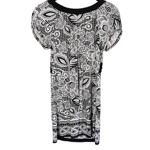 Trixxi Floral Babydoll Top Puff Sleeve M Black Y2K Style Milkmaid Fairy Grunge - Picture 5 of 7